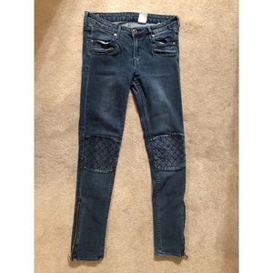H&M Stretchy Moto Skinny Jeans